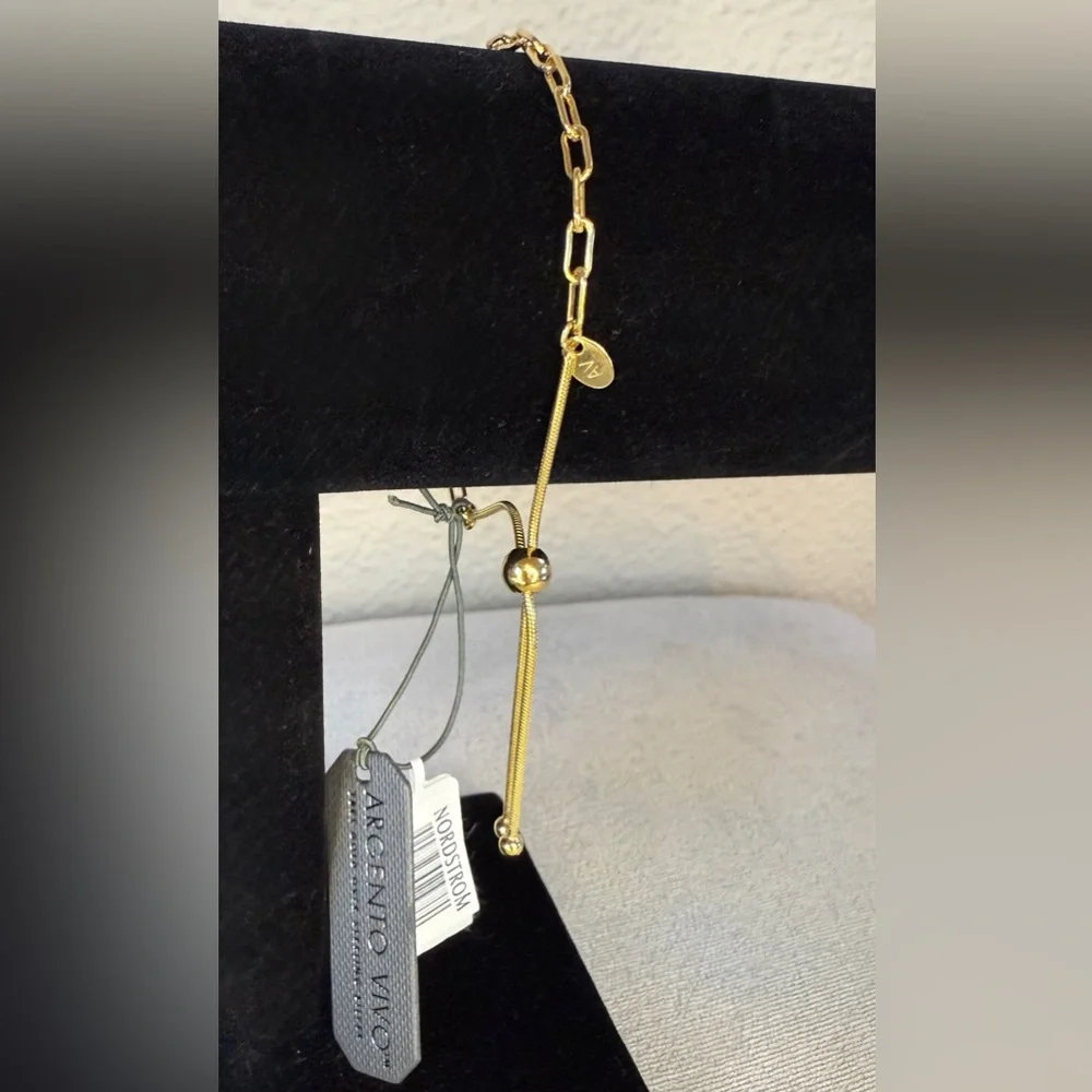 Argento Vivo Gold Adjustable Bracelet - Picture 13 of 16